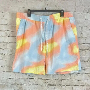 NWT Men's CSG Field Shorts 2XL Orange Blue Yellow Lined 100% Nylon NEW Spring